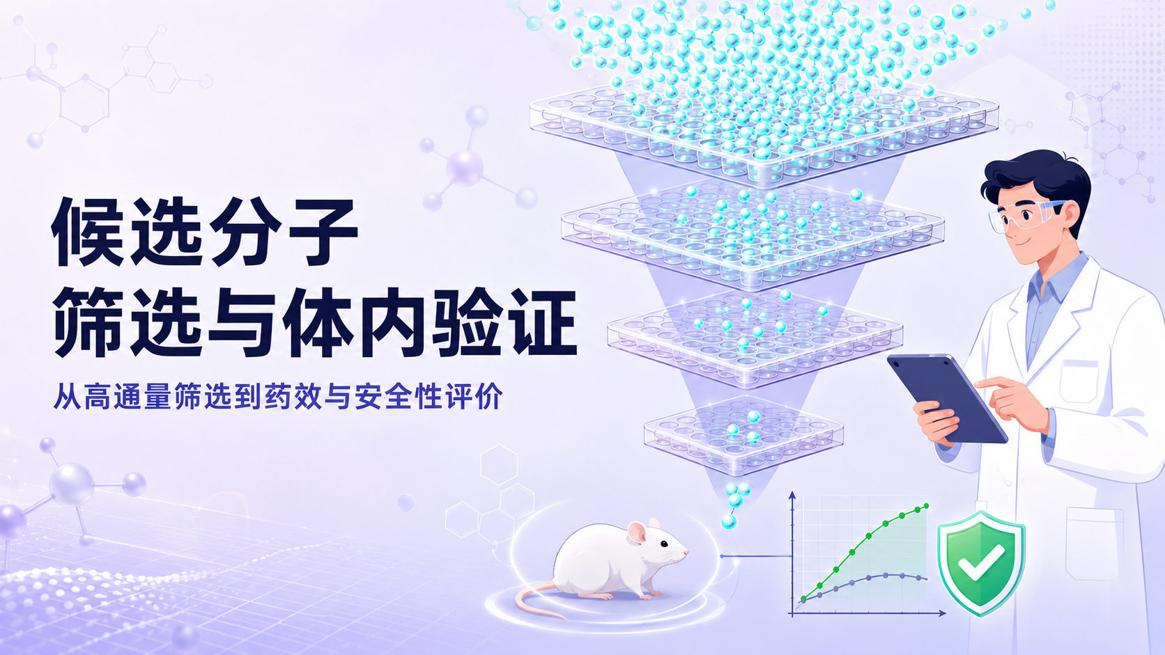 候选分子筛选与体内验证